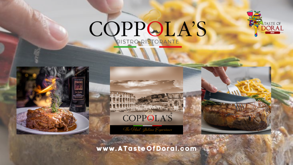 Taste of Doral Doral Restaurant Week 2023 Coppolas