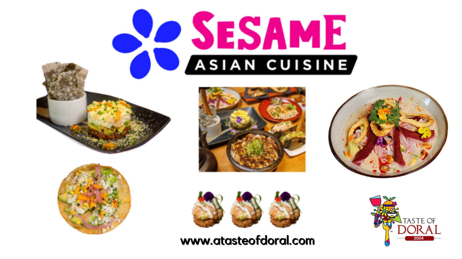 Sesame Asian Cuisine Taste of Doral Taste of Doral 2024 Doral