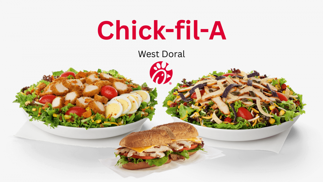 Chick-fil-A West Doral chicken sandwich restaurant in Miami
